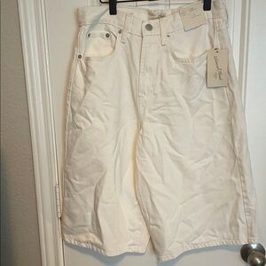 Universal Thread Women’s  White  Jean Shorts